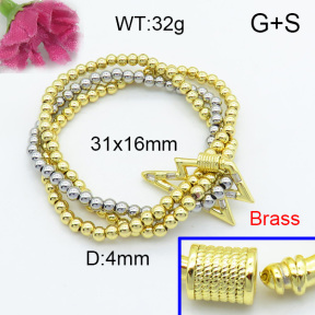 Fashion Brass Bracelet  F3B403909vhkl-L017