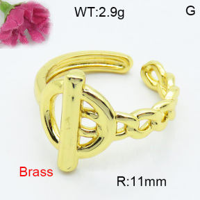 Fashion Brass Ring  F3R200002aajl-L017