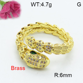 Fashion Brass Ring  F3R400325vbmb-L017