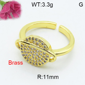 Fashion Brass Ring  F3R400332vbmb-L017