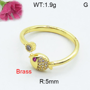 Fashion Brass Ring  F3R400334ablb-L017