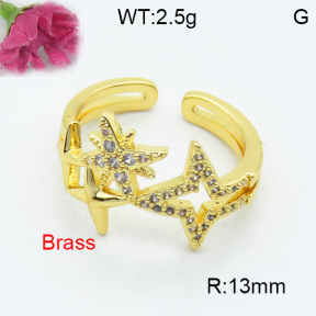 Fashion Brass Ring  F3R400336ablb-L017