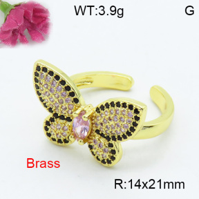 Fashion Brass Ring  F3R400338bbov-L017