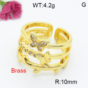 Fashion Brass Ring  F3R400342ablb-L017