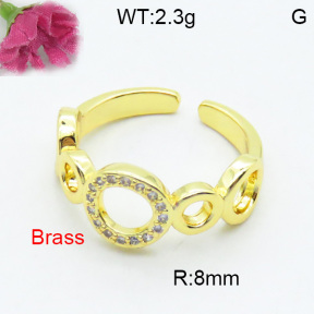 Fashion Brass Ring  F3R400346ablb-L017