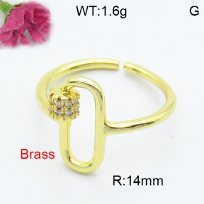 Fashion Brass Ring  F3R400349ablb-L017