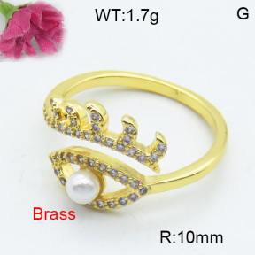 Fashion Brass Ring  F3R400352vbmb-L017