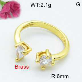 Fashion Brass Ring  F3R400356ablb-L017