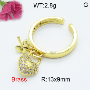 Fashion Brass Ring  F3R400357ablb-L017
