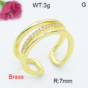Fashion Brass Ring  F3R400365ablb-L017