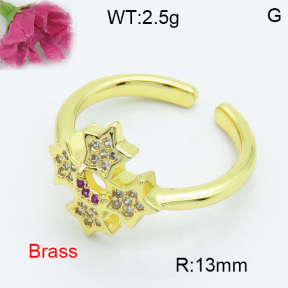 Fashion Brass Ring  F3R400366ablb-L017