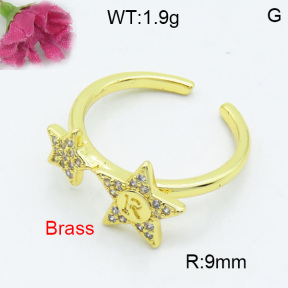 Fashion Brass Ring  F3R400367ablb-L017