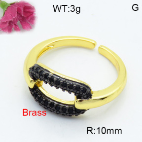 Fashion Brass Ring  F3R400369vbnb-L017