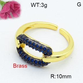Fashion Brass Ring  F3R400370vbnb-L017