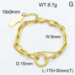 SS Bracelet  3B2002915vbnl-908