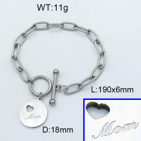 SS Bracelet  3B2002920vbll-908