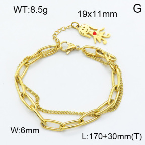 SS Bracelet  3B3002535vbnb-908