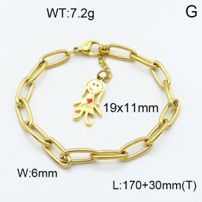 SS Bracelet  3B3002536bbml-908