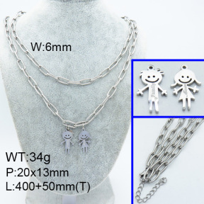 SS Necklace  3N2001867bhil-908