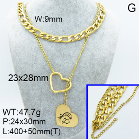 SS Necklace  3N2001870vhml-908