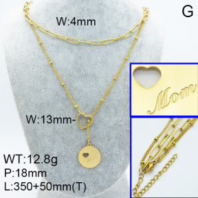 SS Necklace  3N2001874bhil-908
