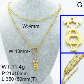 SS Necklace  3N2001876bhil-908