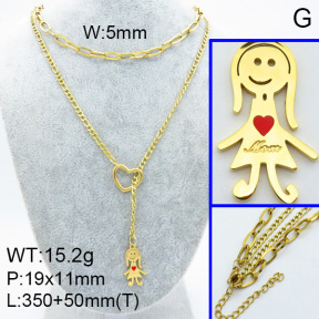 SS Necklace  3N3000829vhha-908