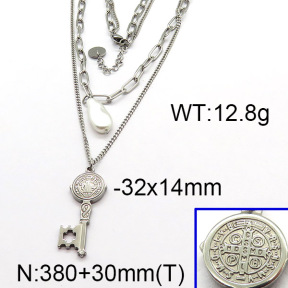 SS Necklace  6N3003160vhha-354