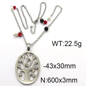 SS Necklace  6N4003190bhil-706