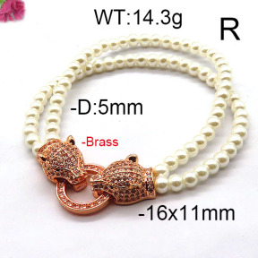 Fashion Brass Bracelet  F6B300360vhov-J45