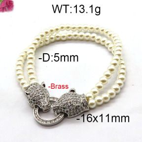 Fashion Brass Bracelet  F6B300361vhov-J45