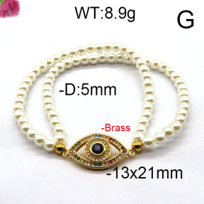 Fashion Brass Bracelet  F6B300365bhva-J45