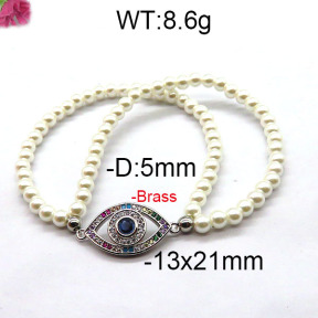 Fashion Brass Bracelet  F6B300367bhva-J45