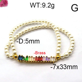 Fashion Brass Bracelet  F6B300368bhva-J45