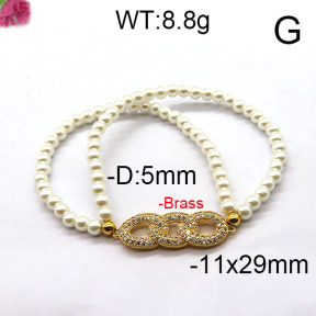 Fashion Brass Bracelet  F6B300371bhva-J45