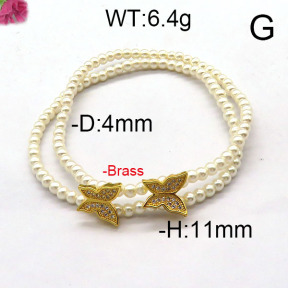 Fashion Brass Bracelet  F6B300377bhva-J45