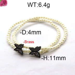 Fashion Brass Bracelet  F6B300380bhva-J45