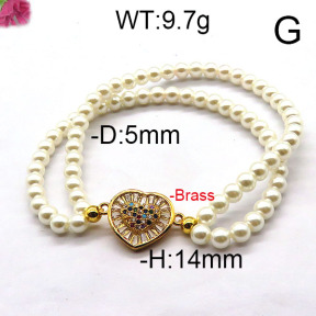 Fashion Brass Bracelet  F6B300381bhva-J45