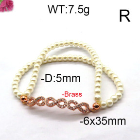 Fashion Brass Bracelet  F6B300390bbov-J45