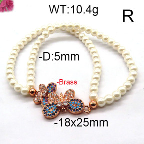 Fashion Brass Bracelet  F6B300393bhva-J45