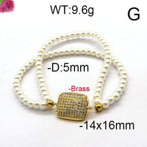 Fashion Brass Bracelet  F6B300395bhva-J45
