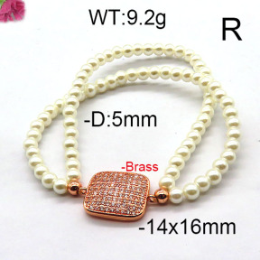 Fashion Brass Bracelet  F6B300396bhva-J45