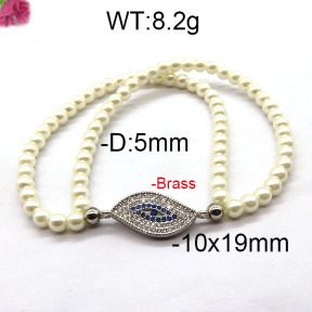 Fashion Brass Bracelet  F6B300401bbov-J45