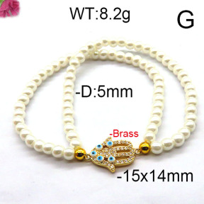 Fashion Brass Bracelet  F6B300414bhva-J45