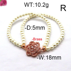 Fashion Brass Bracelet  F6B300422bhva-J45