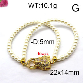 Fashion Brass Bracelet  F6B300424bhva-J45