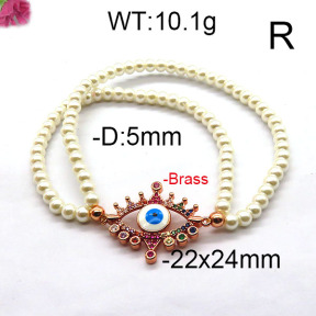 Fashion Brass Bracelet  F6B300431bhva-J45