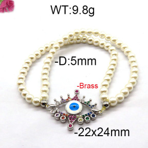 Fashion Brass Bracelet  F6B300432bhva-J45