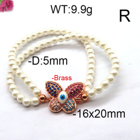 Fashion Brass Bracelet  F6B300440bhva-J45