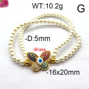 Fashion Brass Bracelet  F6B300441bhva-J45